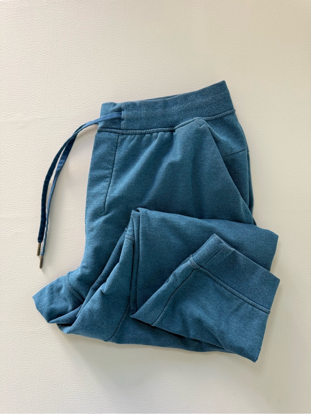 Lululemon Men’s City Joggers SweatPants XL Teal Blue Thermo Fleece